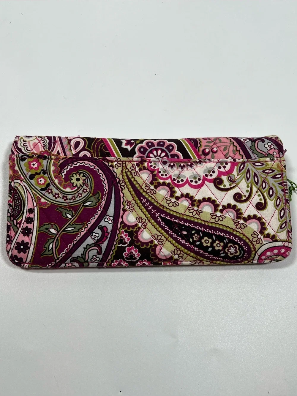 Vera Bradley "Very Berry Paisley" Travel Wallet - Picture 10 of 14
